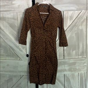 Express button down shirt dress